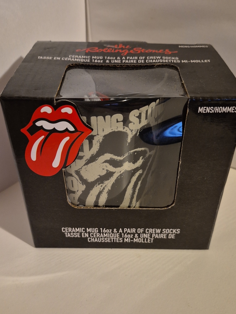 Rolling Stones Mug And Socks 16oz